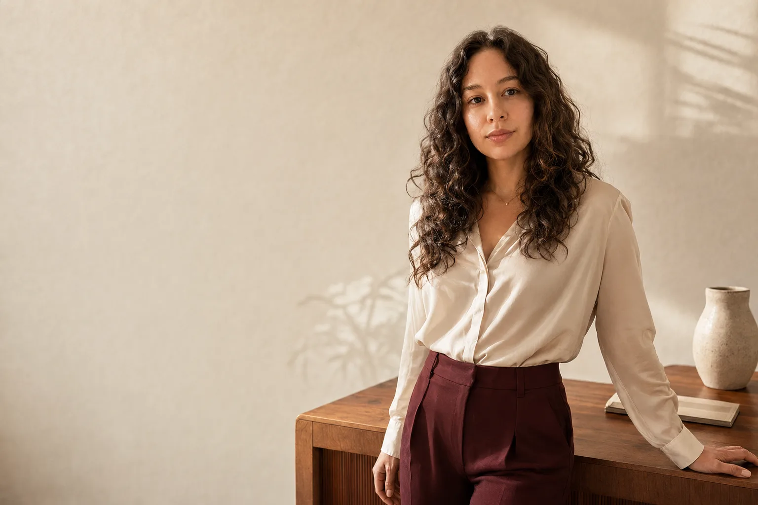 María José en su consultorio, disponible para conversar